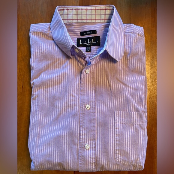 Nicole Miller Slim Fit 15 1/2 - 32/33 - M - Picture 2 of 8